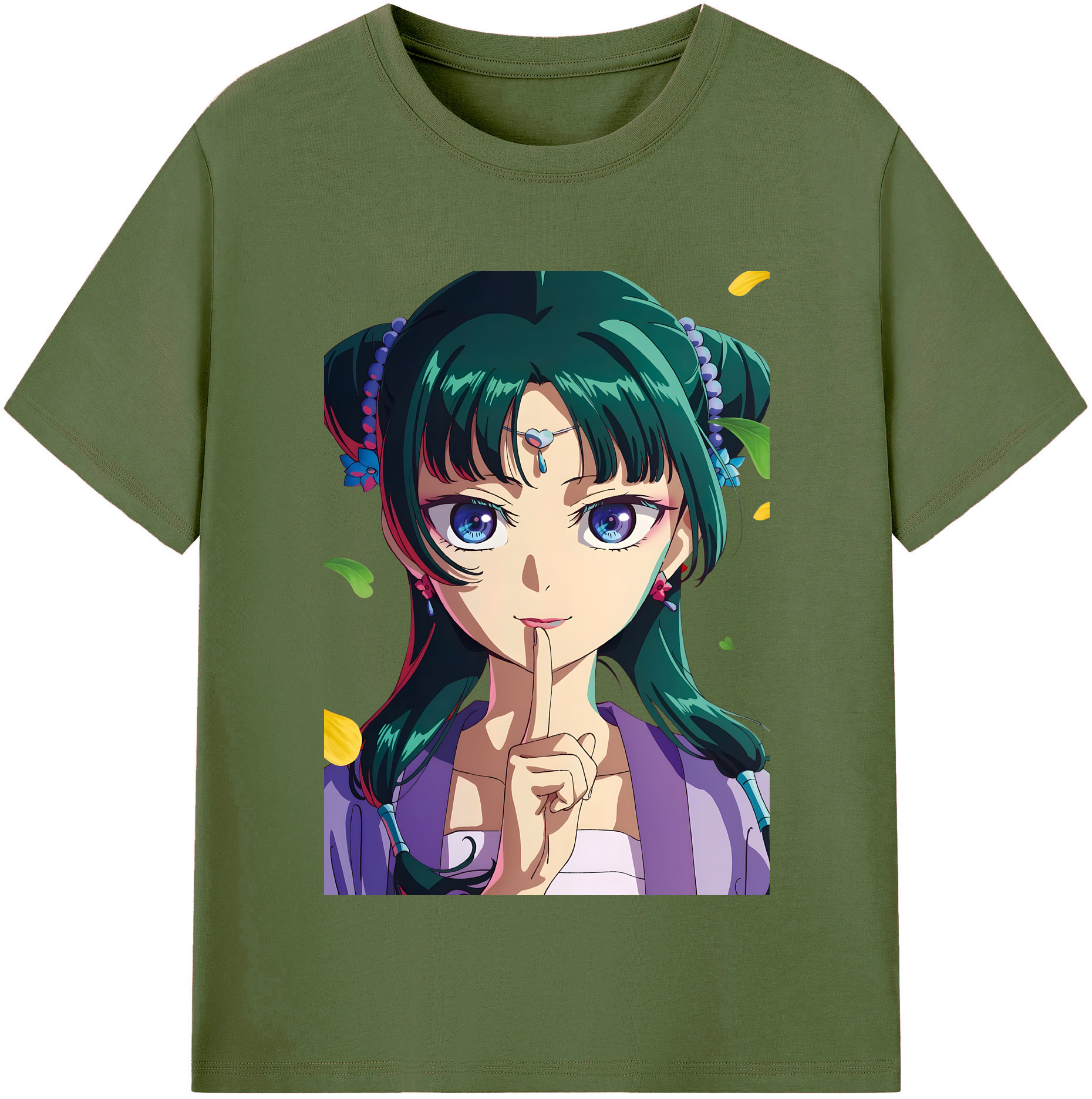 （画像用） 薬屋のひとりごと The Apothecary Diaries 綿100％半袖Tシャツ（フロントプリント）